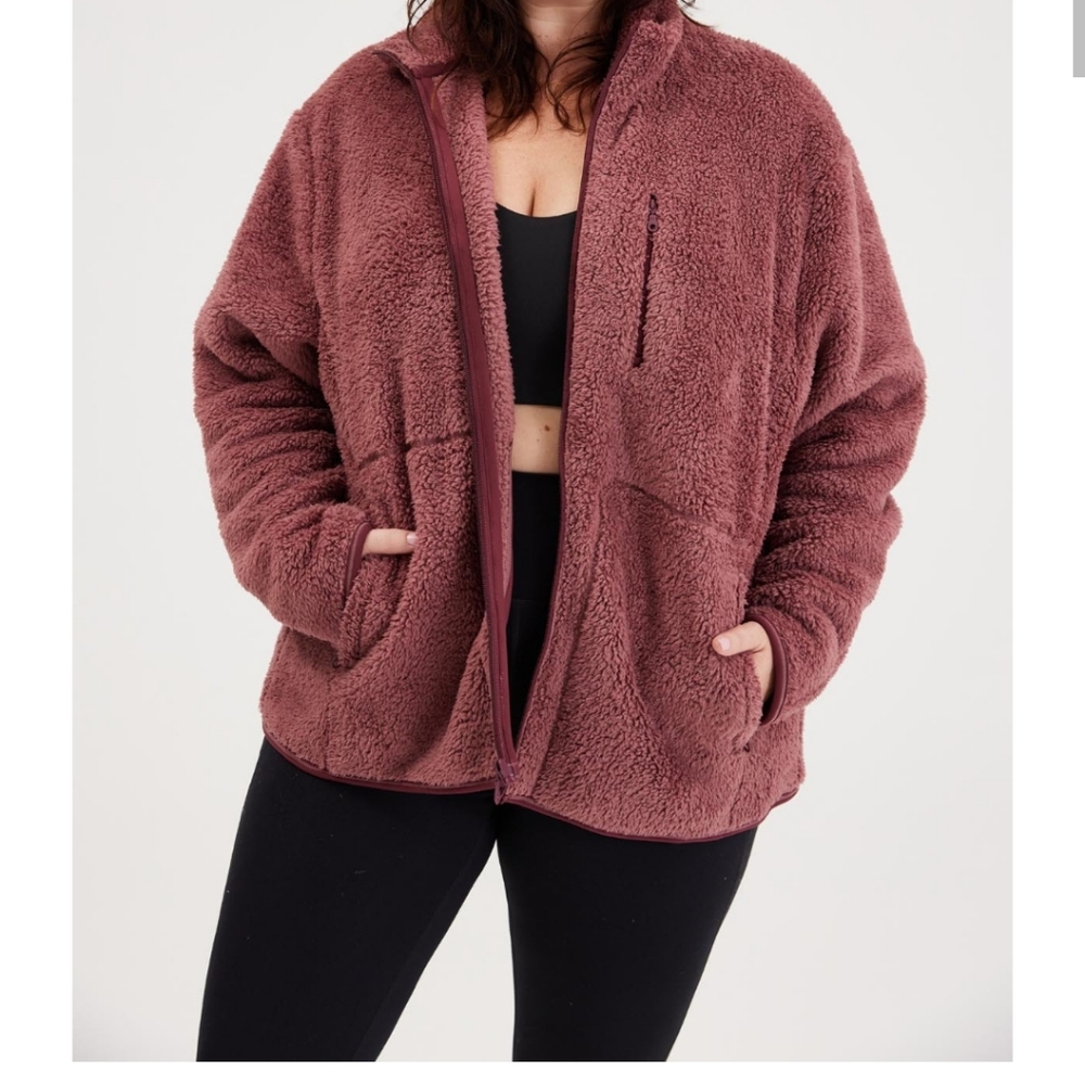 Girlfriend Collective Zip Up Fleece